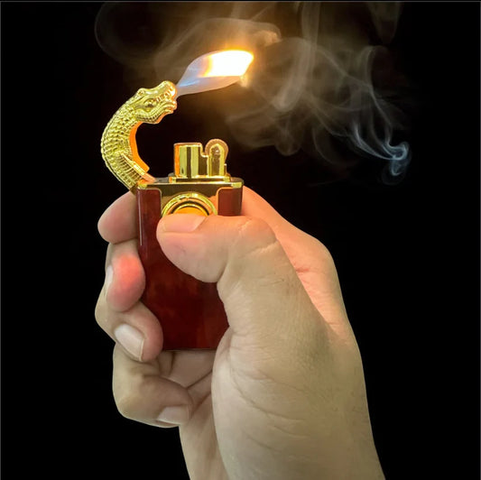 unique animal design refillable gas lighter
