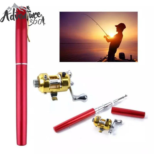 Compact travel fishing rod and reel set for outdoor adventures