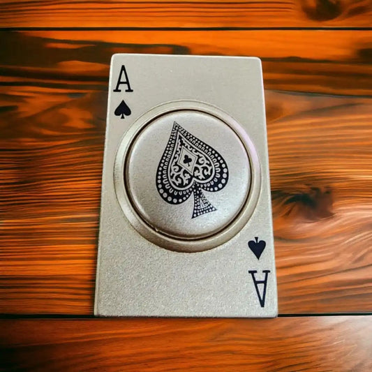 Poker Ace Lighter Jet Flame