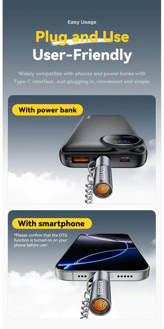 Using a Lighter with mobile