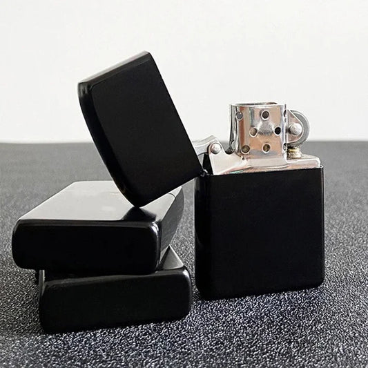 Zippo Classic Black Lighters with the Flame