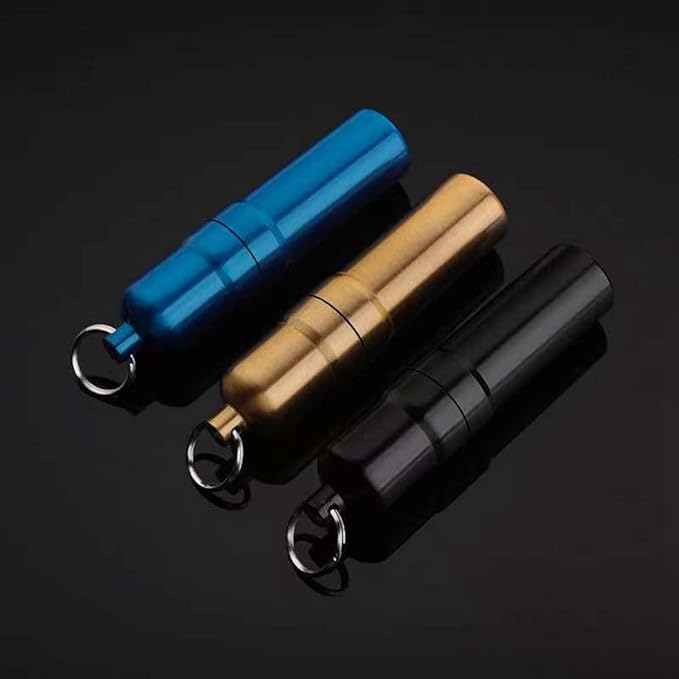 Metal Round Cigarette Case with three different Colours 