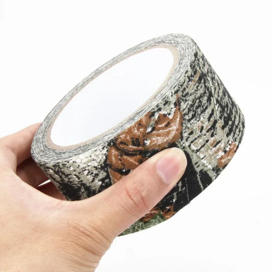 Non-slip camouflage tape for outdoor and tactical use