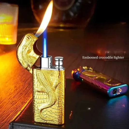 blue jet flame windproof torch lighter