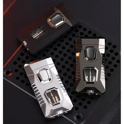 Double Jet Flame Lighter on the table