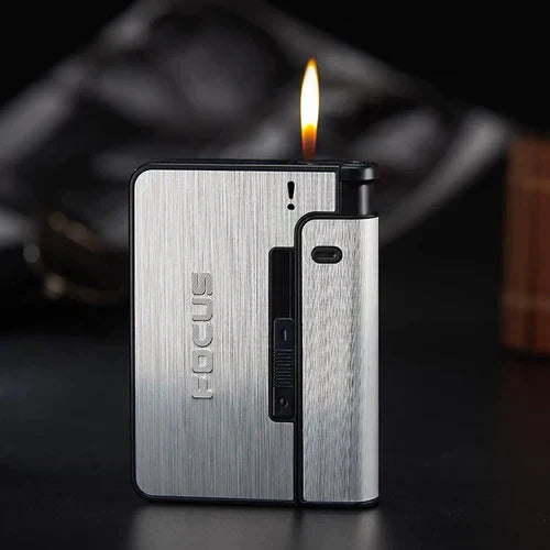 FocusCigaretteCasewithBuilt-in-Lighter