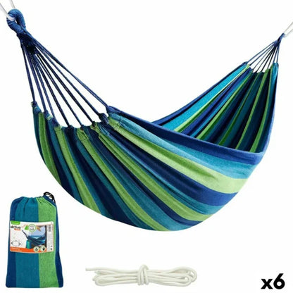 Aktive blue outdoor hammock for rest and relaxation