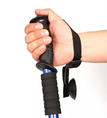 Hiking stick in the hand