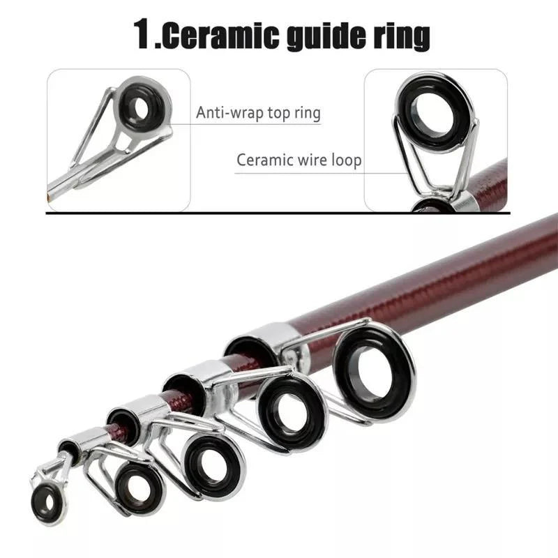 Mini fishing rod with reel suitable for hobby and leisure fishing