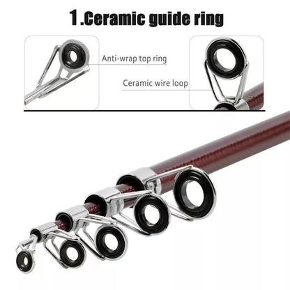 Mini fishing rod with reel suitable for hobby and leisure fishing