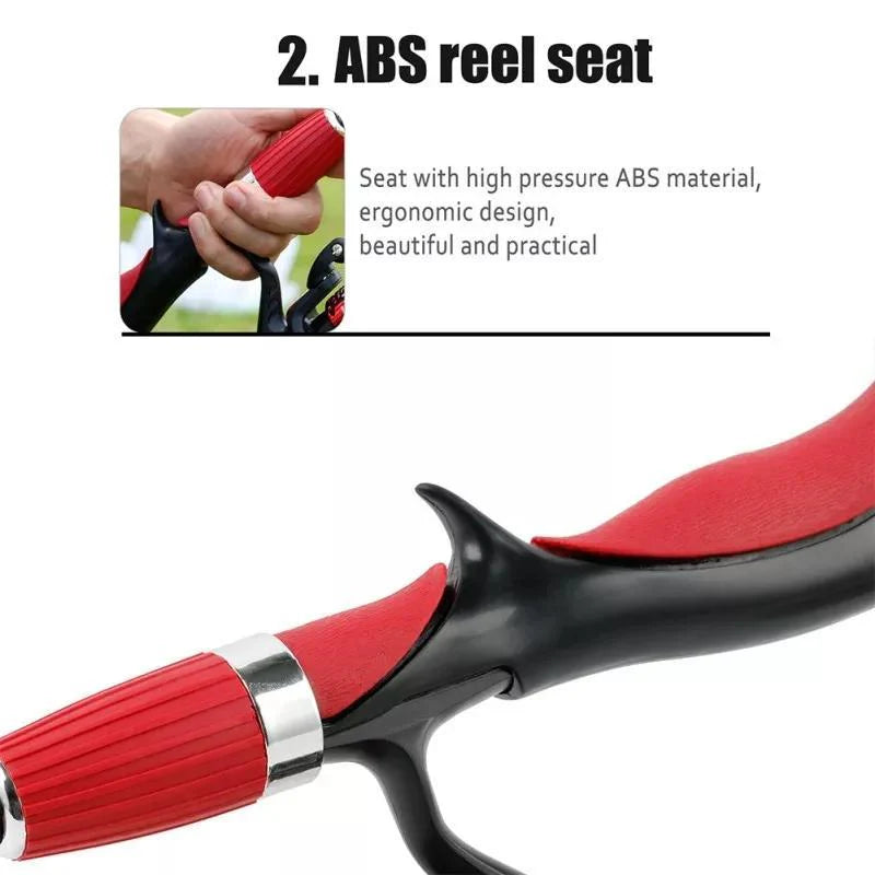 Compact fishing pole designed for easy transport and storage