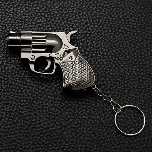 Gun shaped Lighter in Keychain Style