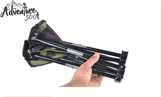 Portable camping stool with durable and stable design