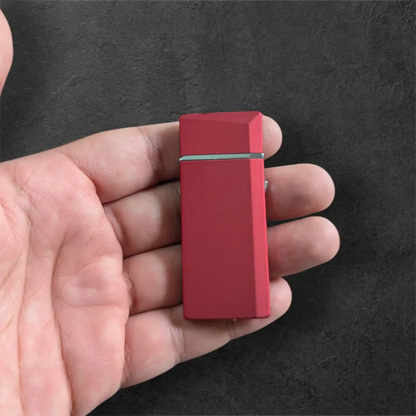 Slim Electric Lighter in man Hands