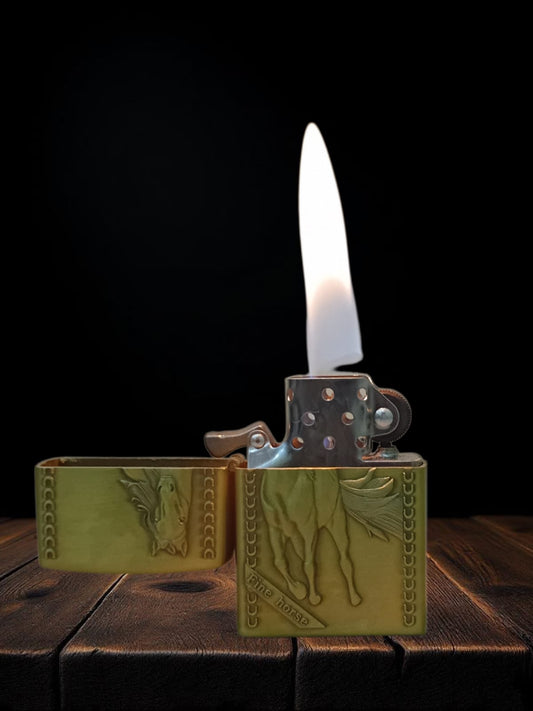 Bohai Zippo Kit | Premium Gift Box with Oil, Wick & Flint