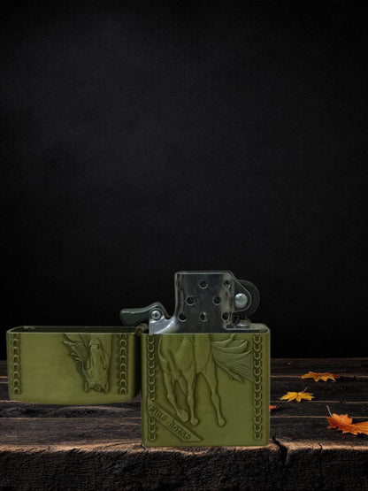 Bohai Zippo Kit | Premium Gift Box with Oil, Wick & Flint