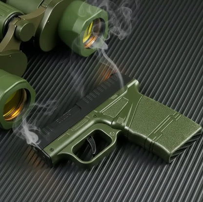 MG-702 Gun Lighter & Cigarette Case | Windproof Jet Flame