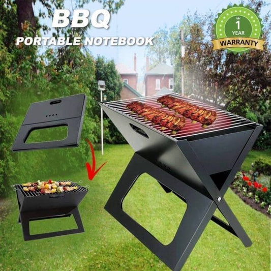 Folding Charcoal BBQ Grill | Compact Portable Outdoor Cooking