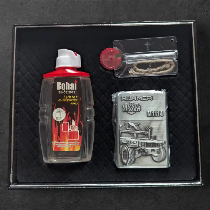 Bohai Zippo Lighter With the Jeep Engraved 