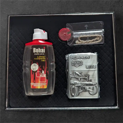 Bohai Zippo Lighter With the Jeep Engraved 