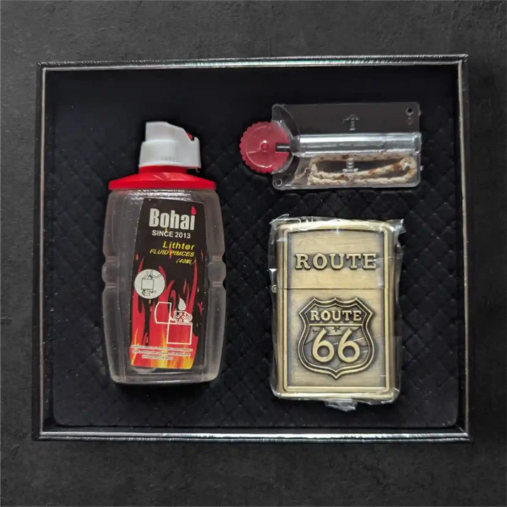 Bohai Zippo Kits lighters with route engraved 